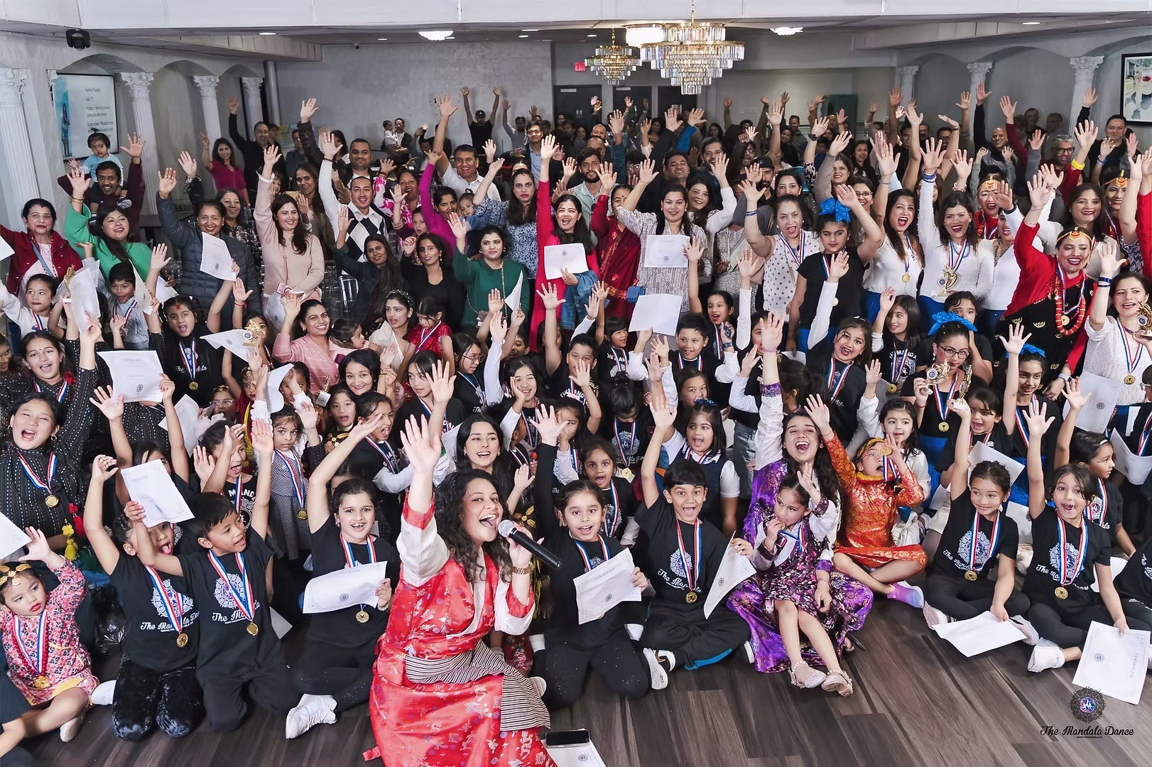 The Mandala Dance community celebrating together